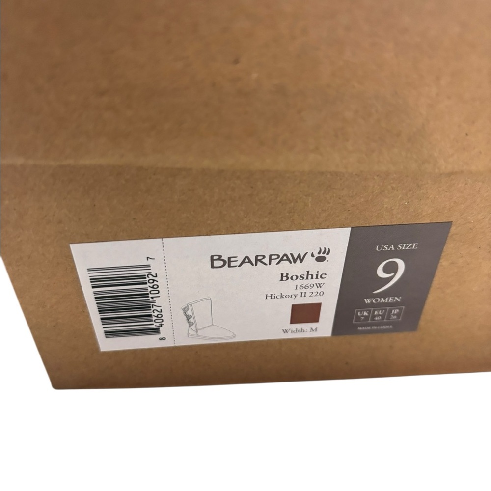 Bearpaw Boshie Women's Winter Boots Tan Size 9 - Picture 4 of 4